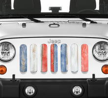 Patriotic Pickets Jeep Grille Insert