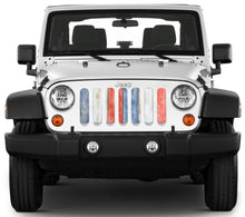 Patriotic Pickets Jeep Grille Insert