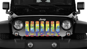 Peace & Love Jeep Grille Insert