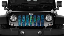 Peacock Feathers Jeep Grille Insert