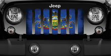 Pennsylvania Grunge State Flag Jeep Grille Insert
