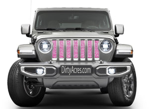 Baby Pink Storm Jeep Grille Insert