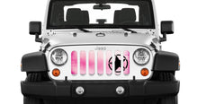 Oscar Mike Pink Ombre Jeep Grille Insert