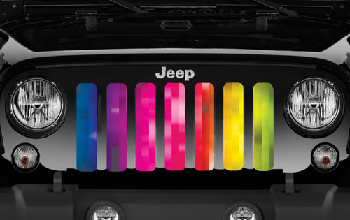 Pixelation Jeep Grille Insert