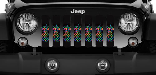 Pretty Pineapples Jeep Grille Insert