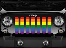 Pride Flag Jeep Grille Insert