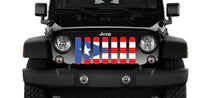 Puerto Rico Flag Jeep Grille Insert