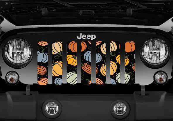 Pumpkin Patch Jeep Grille Insert