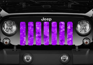 Purple Hearts Jeep Grille Insert