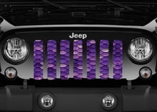 Mermaid Scales - Purple- Jeep Grille Insert