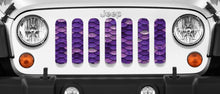 Mermaid Scales - Purple- Jeep Grille Insert