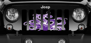 Purple Octopus Jeep Grille Insert