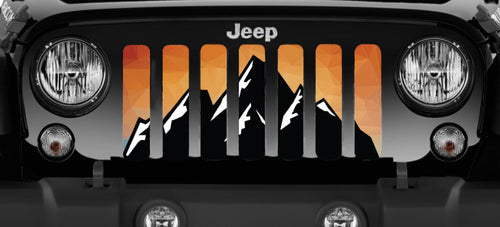 Rocky Top Orange Jeep Grille Insert