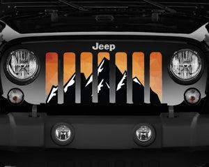 Rocky Top Orange Jeep Grille Insert