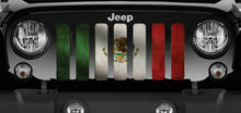 Rustic Mexico Flag Jeep Grille Insert