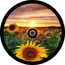 Sunrise Sunflowers Spare Tire Cover