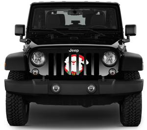 Santa Jeep Grille Insert