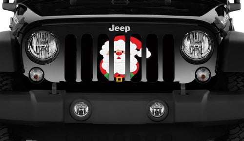 Santa Jeep Grille Insert