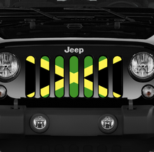 Jamaican Flag Jeep Grille Insert
