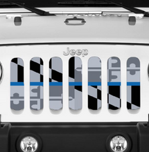 Maryland Tactical Back The Blue Jeep Grille Insert