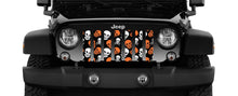 Platinum Skulls (Orange) Jeep Grille Insert