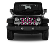 Platinum Skulls (Pink) Jeep Grille Insert