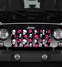 Skulls (Pink) Jeep Grille Insert