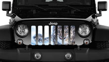 Snow Leopard Jeep Grille Insert