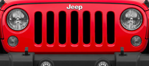 Solid Black Jeep Grille Insert