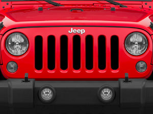 Solid Black Jeep Grille Insert