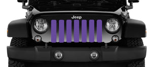 Solid Purple Jeep Grille Insert