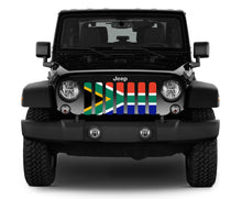 South Africa Flag Jeep Grille Insert