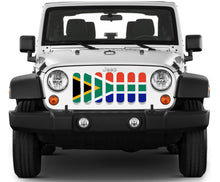 South Africa Flag Jeep Grille Insert