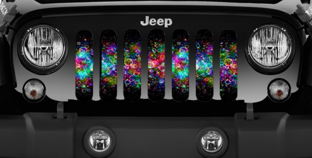 Spectrum of Bubbles Jeep Grille Insert
