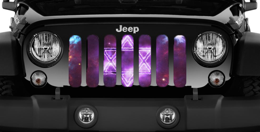 Star of David Jeep  Grille Insert