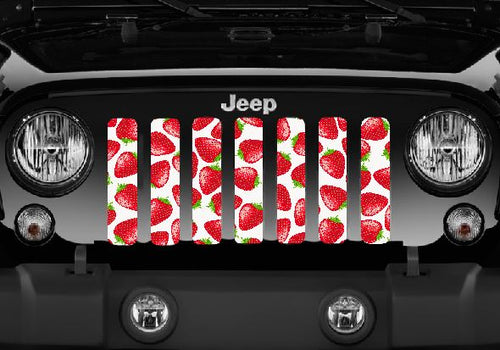 Strawberry Fields Jeep Grille Insert