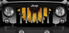 Sunny Side Up Sunflower Jeep Grille Insert