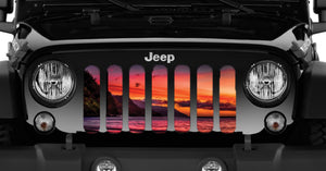 Sunset on Kauai Jeep Grille Insert