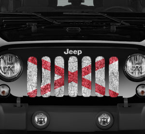 Sweet Home Alabama - State Flag Jeep Grille Insert