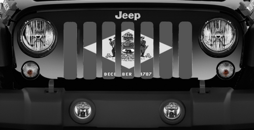 Delaware Tactical State Flag Jeep Grille Insert