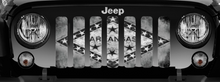 Arkansas Grunge Tactical State Flag Jeep Grille Insert