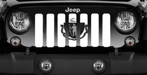 Massachusetts Tactical State Flag Jeep Grille Insert