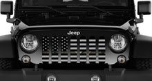 Tactical Woodland Stripe Jeep Grille Insert