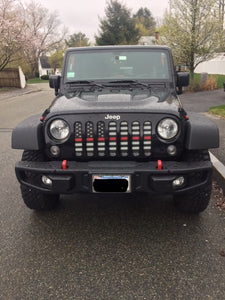 American Tactical Back The Red Jeep Grille Insert