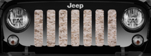 Tan Digital Camo Jeep Grille Insert