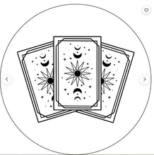 Tarot Card White Spare Tire Cover