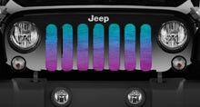 Teal Ombre Jeep Grille Insert