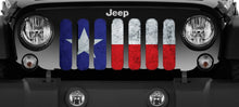 Rustic Texan State Flag Jeep Grille Insert