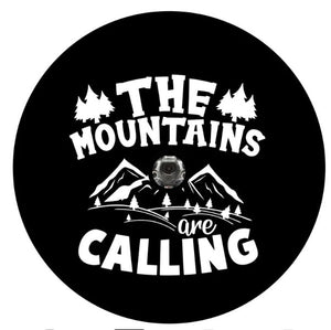 The Mountains Are Calling Spare Tire Cover