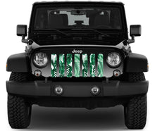 Tropical Leaves Jeep Grille Insert